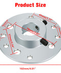 Go Kart Chain Sprocket Kit For 40 41 420 Chain, 48 Tooth Hub With 1 Inch Bore And Quarter Inch Keyway, hub dimensions shown
