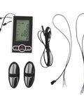 Replacement Exercise Bike Monitor Speedometer For Stationary Bikes And Ellipticals, Durable Plastic Display with cables and sensors