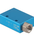 Badass Heavy Duty Pneumatic Vacuum Ejector Air Operated Venturi Pump With Premium Aluminum Body, compact blue valve body.