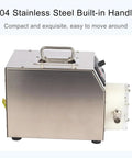 Electric Liquid Transfer Pump With 5 To 10 Liters Per Minute Adjustable Flow For High Viscosity Fluids, Nonstick Gear For Easy Cleaning, Handles Honey Up To 8 Kg Per Minute, Food Grade Pumping System For Processing And Filtering. 304 stainless steel handle