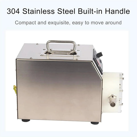 Electric Liquid Transfer Pump With 5 To 10 Liters Per Minute Adjustable Flow For High Viscosity Fluids, Nonstick Gear For Easy Cleaning, Handles Honey Up To 8 Kg Per Minute, Food Grade Pumping System For Processing And Filtering. 304 stainless steel handle
