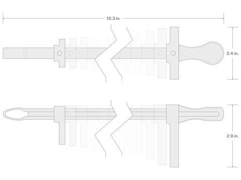 Half Inch Drive Crowfoot Wrench Set With Key 11 Piece Sizes 17 To 32 Mm schematic illustration dimensions