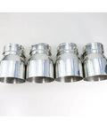 BMW Stainless Steel Exhaust Tips 4 Piece Direct Fit Set For M2 M3 M4 F87 F80 F82 F83 Level Up Your Ride With Sick Style Sound And Protection