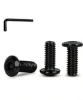Tough As Nails 304 Stainless Steel Flat Head Hex Socket Cap Screws, 3/16 X 3/4 Inch, 50 Pack Black Oxide Finish