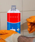 All Purpose Tile Crack Filler Adhesive For Tiles And Surfaces High Strength Repair Paste For Ceramic Porcelain Glass Fiberglass And Stone Quick Set Smooth Spreading Durable Bond Glossy Finish Fast Acting Repair tube being used on tiled wall