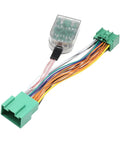 Car Audio Amplifier Adapter Interface For Radio System With High And Low RCA Converter Durable ABS Automotive Accessory