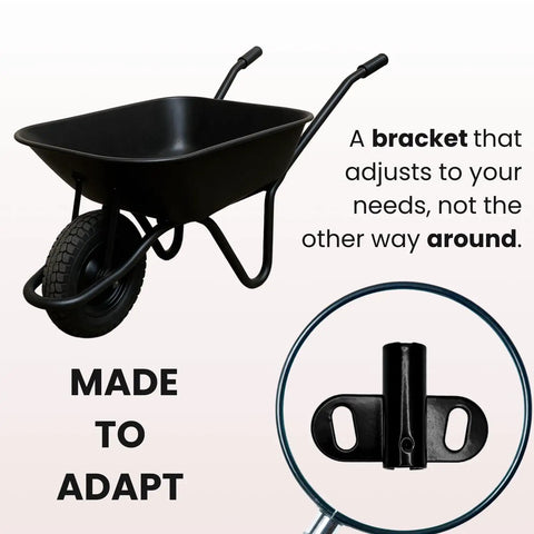 Universal Wheelbarrow Axle And Bracket Replacement Kit For Universal Compatibility Easy Install Wagon Wheelbarrow Parts