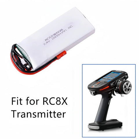 7.4V 2800mAh LiPo Battery 8C Rechargeable With USB Charger For Radiolink RC8X 8CH 2.4G RC Transmitter and remote controller
