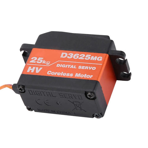Heavy Duty Digital RC Servo With Rock Solid Metal Gears Completely Waterproof Build Delivers Badass Torque And Lightning Fast Tracking Specs For 1 10 And 1 8 RC Buggies And Trucks, 25kg coreless motor.