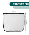 Universal EV Charger Port Cover With A Damn Fine Magnetic All Weather Shell HD Transparent PVC Build No Sweat Gap Free Lock In Badass Solid Protection For Your Electric Ride, size 23.62x19.69 inches, transparent shell.