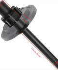 Close-up of Multi Functional Game Changing Wrist Strength Trainer For 2 Inch Olympic Plates with measurements indicated.