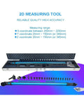 2D Measuring Gauge For Sheet Metal Repair And Vehicle Frame Straightening Pro Grade in foam-lined case with components