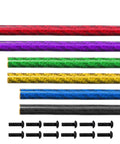Carbon Fiber Chassis Braces Tubes Set Of Four For 1 To 10 RC Crawler Bumpers And Bull Bars 67mm 70mm 78mm Red Gloss Finish
