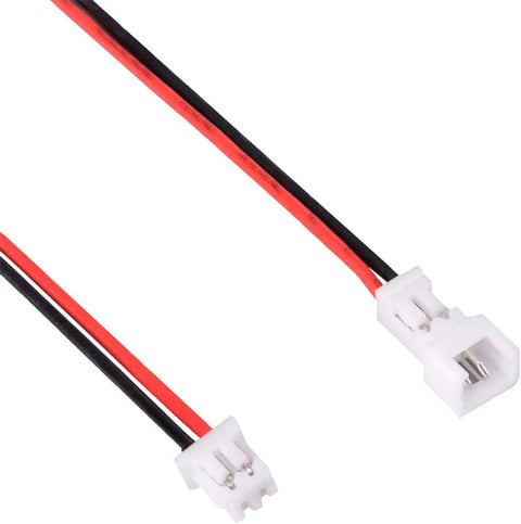 30 Pair Jst 1.25Mm 2 Pin Micro Male Female Connector Plugs With Red Black Wire Harness For Electronics Mods And Quick Fixes Delivering Hassle Free Setup Plus Dead Reliable Connections Daily on red black wires.