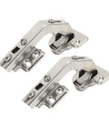 135 Degree Corner Folding Door Hinge For Concealed Cabinets Soft Close 3 Way Adjustment Heavy Duty Steel Cabinet Hinge in silver