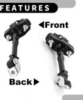 Front Door Hinge Check Strap Stopper Limiter for 3008 5008 2016 2021 features front back view, durable metal construction