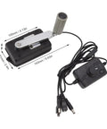 Portable Hand Crank Generator 30W High Efficiency Manual Power Supply For Outdoor Emergency Charging Alloy Black 902g Lightweight