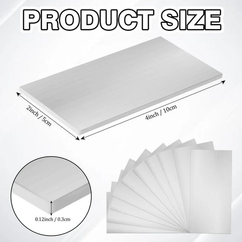 32 Pack 6061 T6 Aluminum Welding Coupons Kit, One Eighth Inch Thick, 2 By 4 Inch Plates For MIG TIG Stick MMA Arc Brazing Practice shown