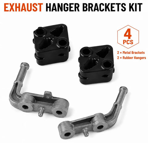 Get Your Ride Smooth Again With This Sturdy Exhaust Muffler Hanger Kit For Ram 1500 Trucks From 2019 To 2025 Featuring 4 Heavy Duty Brackets That Fix Saggy Pipes And Keep It Rockin On The Road Like A Boss