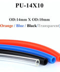 Workhorse Air Component Hose 4Mm 6Mm 8Mm Flexible Pneumatic Pipe Tubing Heavy Hitter Pro Level Gear For Air Compressor Builds Smooth Flow Orange One Meter Length Piece red blue black transparent tubing with sizes.