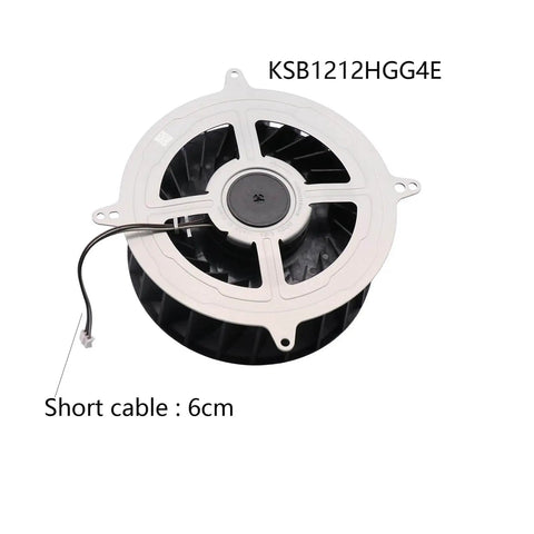 Heavy Duty Replacement Cooling Fan Compatible With Sony PlayStation 5 Cfi 10xx And Cfi 11xx Consoles with 23 blades and short cable.
