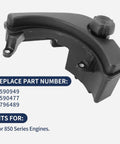 Engine Fuel Tank Replacement For 850 Series Engines With Fuel Line And Shut Off Valve Replaces 590477 And 796489 Durable ABS Plastic Gas Tank
