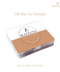 Transparent plastic storage box with Beadnova branding for organizing jewelry and craft supplies.
