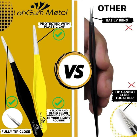 Comparison of Ultra Precise Pointed Tweezers For Ingrown Hair Removal Extra Thin Stainless Steel Fine Tip Facial Hair Remover