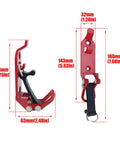 Multi Tool Fixation Car Roof Rack Fastener Quick Install Mount dimensions and design for shovels, hammers, rakes