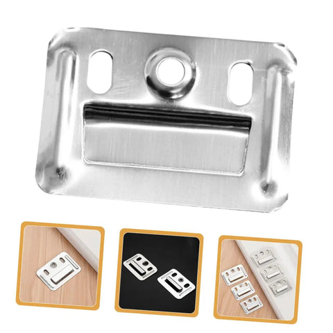 Tough As Nails Stainless Steel Wall Panel Clips And Furniture Buckle Clamps featuring a smooth surface for secure attachment.