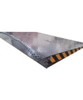 Hardcore 59X79 Heavy Duty Dock Board And Container Ramp Built Like A Tank For 13228 Lb Loads with anti-slip steel surface.