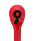 Close-up of Insulated Three Eighths Inch Drive Ratchet With Seven And A Half Inch Reach, Pro Grade Electrician Favorite, VDE Certified