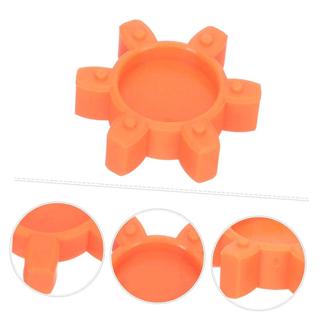 Flexible Rubber Spider Insert For Plum Jaw Couplings Elastic Shock Absorption Pad For Shaped Claw Coupling Kits Heavy Duty Vibration