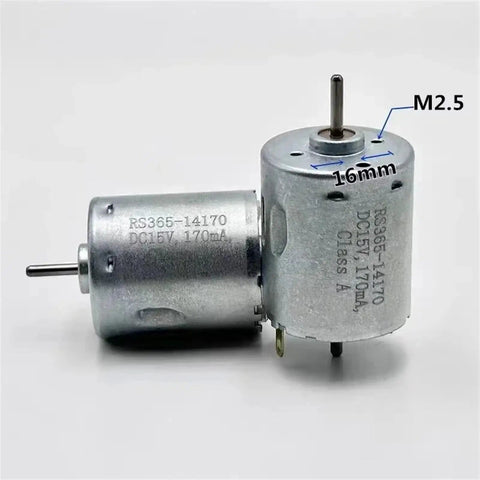 High Performance Roomba Compatible Robot Vacuum Cleaner Electric Starter Motor 6V To 24V 10300RPM Dual 2.3mm Shaft Carbon Brush Engine For Sweeper Repair Part Upgrade Smooth Quiet Operation