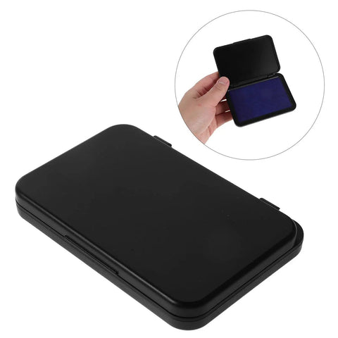 Top Tier Fast Dry Ink Pad For Rubber Stamps And Crafting Projects Quick Curing Non Toxic Acid Free Formula, black case shown.