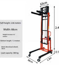 Heavy Duty Electric Lifting Platform For Cold Storage Panels, Thickened Steel Material, Motorized Elevator Table dimensions and features.