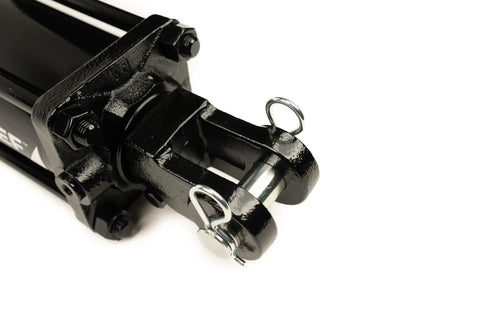 Top Shelf Tie Rod Hydraulic Cylinder 3000 Psi Double Acting 4 Inch Bore 4 Inch Stroke With 1 And Half Inch Rod And Sae Ports Built Like A Tank For Daily Grinds And Rock Solid Performance