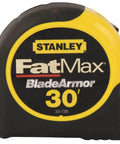 FatMax Tape Measure 1-1/4 Inch By 30 Foot Yellow And Black Case Heavy Duty Steel Blade With Locking Mechanism Magnetic Hook