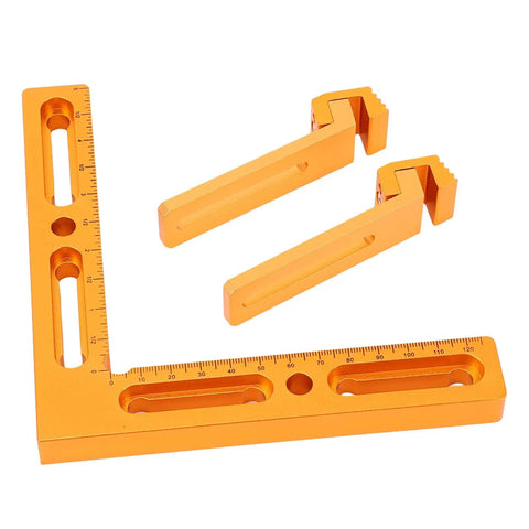 Top Tier CNC Positioning Fixture Kit With Sleek Vise Clamps for precise alignment, featuring aluminum square and side clamps.
