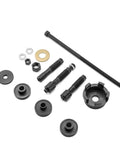 Wheel Bearing Puller Tool Kit For Motorcycles 0.75 Inch 1.0 Inch And 25mm Bearings ABS Or Non ABS Fits 2000 Through 2025 Models Easy Install And Removal With Durable Alloy Construction components