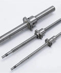 Precision C5 Ballscrew End Machined Housing For 3D Printer And Cnc Builds 16mm 20mm ball screws with mounts arranged in a row.