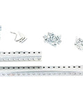 Overhead Garage Storage Rack 2 Feet By 4 Feet Heavy Duty Ceiling Rack Wall Mounted Frame Kit Only With 12 To 26 Inch Vertical Drop 13 Gauge Galvanized Steel 300 Pound Capacity Made In USA components including steel bars and hardware