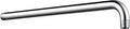 Matte Black Finish Shower Arm 16 Inch Long With One Half Inch IPS Male Threads For Universal Shower Heads Upgrade Durable Solid