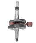 Crankshaft Assembly Built From Alloy Steel With Non Paint Coating For A Smooth Surface Heavy Duty Power Transmission And Reciprocating Motion Drop In For Stihl 026 And MS260 Chainsaws Replacement For Part 1121 030 0405, vertical view