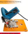 Rugged As Nails Circular Saw Base Plate Swap Out Bottom Board, 28x25cm engineering plastic for precise cuts.