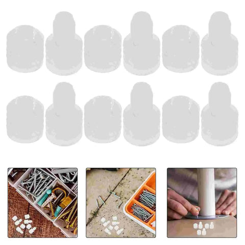 Get A Sweet Deal On This 80 Pcs White Nylon Cabinet Expansion Plug Set, The Ultimate Threaded Inserts Furniture Repair Kit For Solid Wood Screws And Hinge Mounting Jobs That Truly Hold Tight So You Can Fix Any Damaged Cabinet Without Stress Or Hassle At. white nylon cabinet expansion plugs, 80 pcs