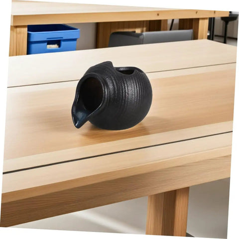 Open Top Design Indoor Outdoor Water Feature Pot For Hydroponic Plants And Fish Tanks on wooden table