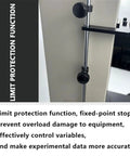 All In One Digital Tensile Testing Machine With Force Gauge For Pull And Tension Tests, 450 Mm Stroke, 999 Data Storage, Includes 2 Clamps And 5 Probes For Wire Harness And Terminal Tensile Testing, Pro Grade Shop Floor Workhorse limit protection stop