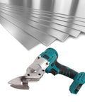 Heavy Duty Cordless Electric Shears With 18V Battery And 360 Degree Rotating Head For Snipping Metal Sheet Fast on metal sheets.