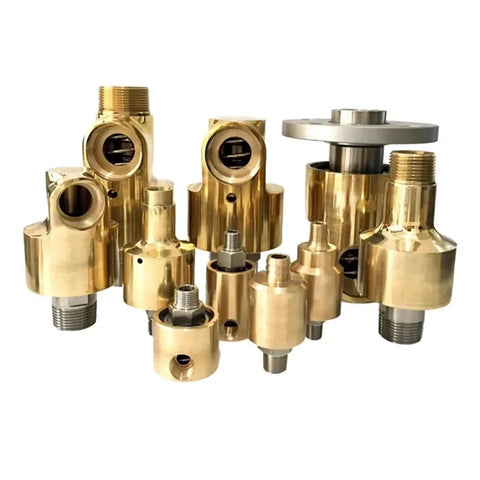 Pack of brass rotary joints, 360 Degree Brass Rotary Joint Swivel Coupling For One Half Inch Three Quarter Inch And One Inch Water Air Oil Spray Universal Connector With Right Hand Thread And Two Way Rotation High Pressure Leak Proof Seal, assorted sizes